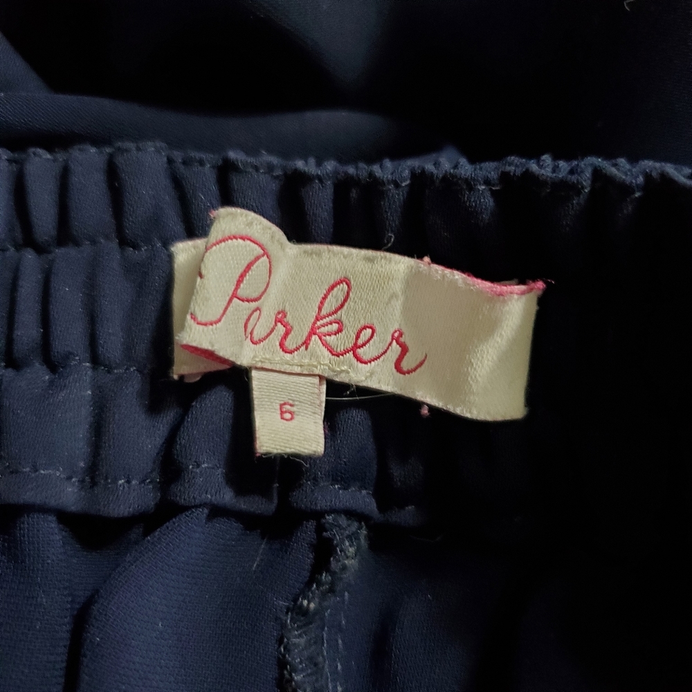 Parker Cassius Pull-On Crop Ankle Pants in Aquarius - Picture 6 of 8
